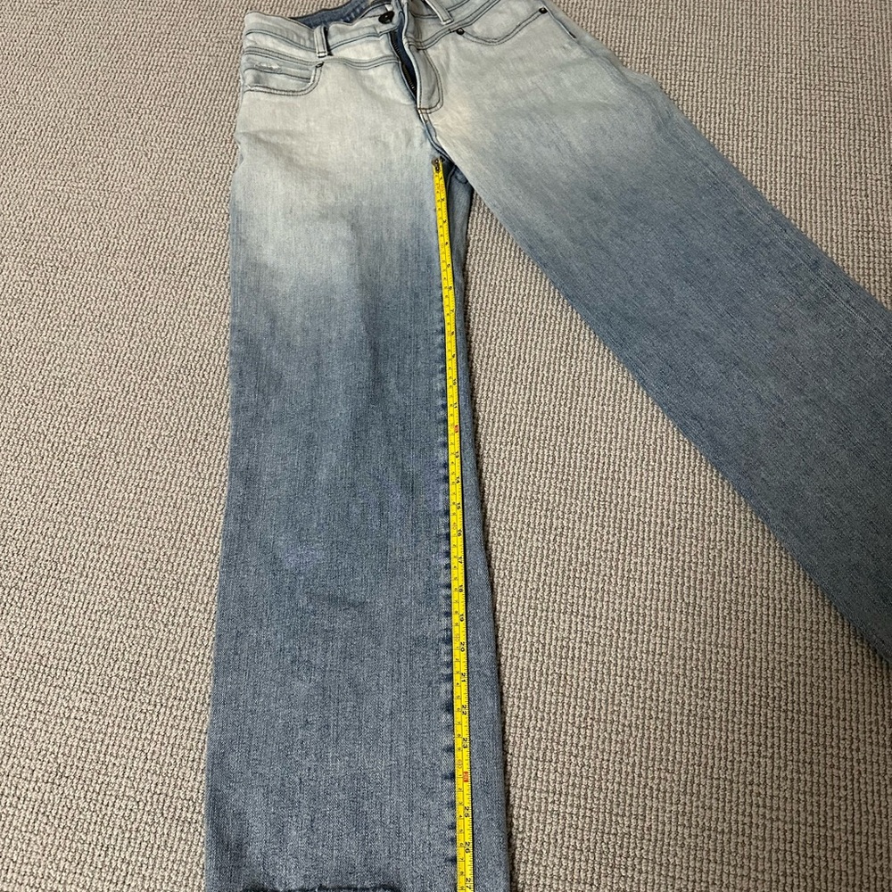 Edyson Size 26 Blue Ombre Women's Jeans, 27 inch length - Picture 4 of 6